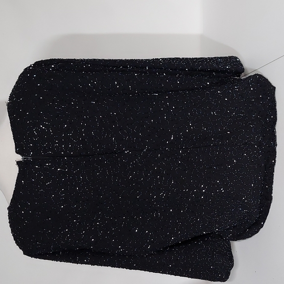 Glitzy Glam Evening Top by Leslie Fay Size 2X - Picture 9 of 10